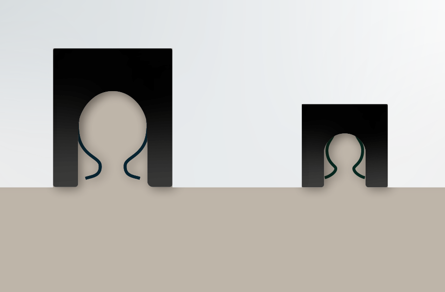 Canesitter Einbaugehäuse schwarz