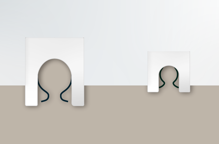 Canesitter Einbaugehäuse weiss